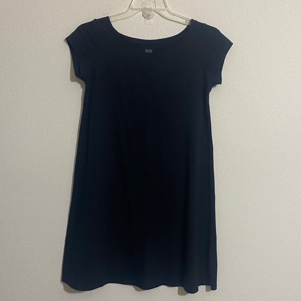 EILEEN FISHER Organic Cotton T-shirt Dress Women's Size M